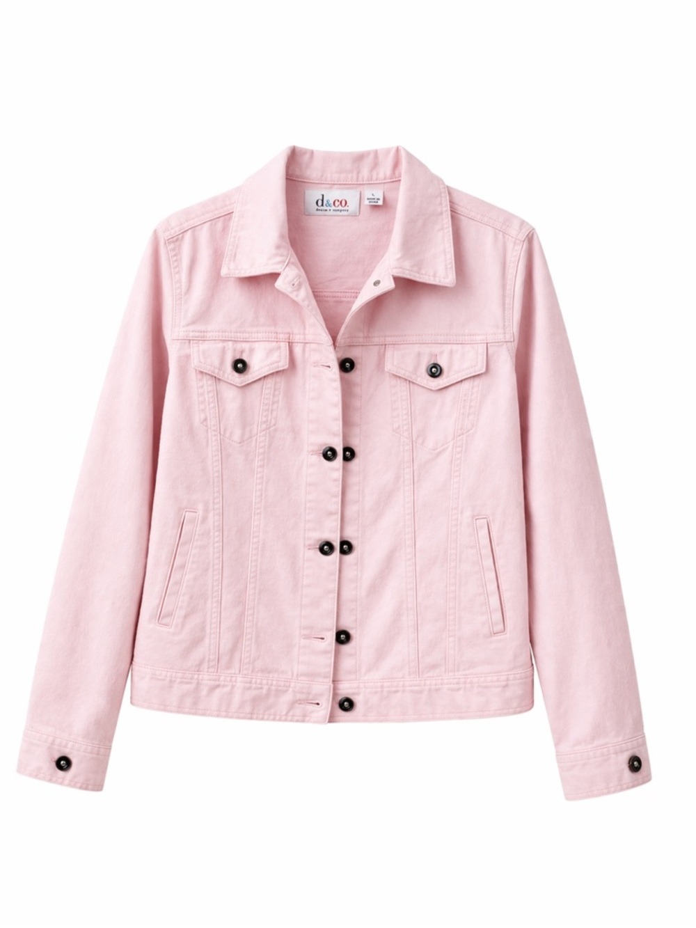💕 Blush Pink Denim Jacket | Effortless Chic Staple